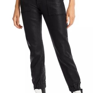 7 For All Mankind Darted Coated Boyfriend Jogger Pants - Size 26